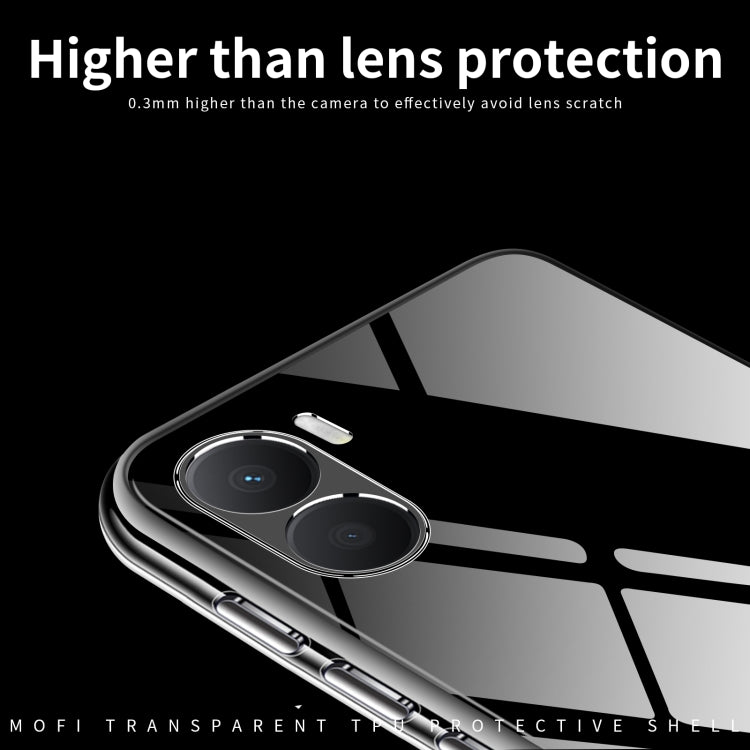 For Honor Play 40 Plus  5G MOFI Ming Series Ultra-thin TPU Phone Case(Transparent) - Honor Cases by MOFI | Online Shopping South Africa | PMC TechLife | Buy Now Pay Later Mobicred