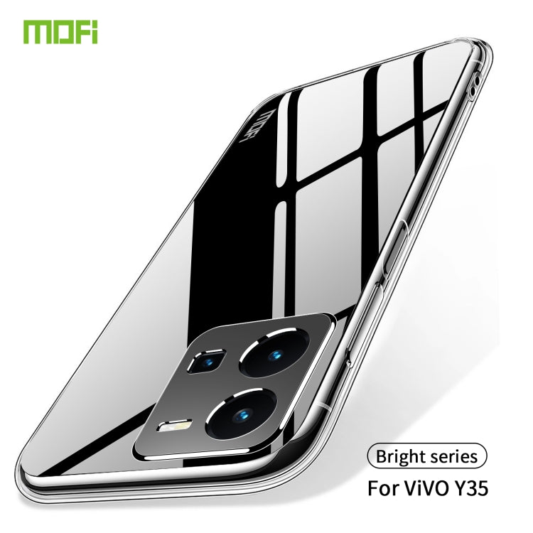 For vivo Y35 4G MOFI Ming Series Ultra-thin TPU Phone Case(Transparent) - vivo Cases by MOFI | Online Shopping South Africa | PMC TechLife