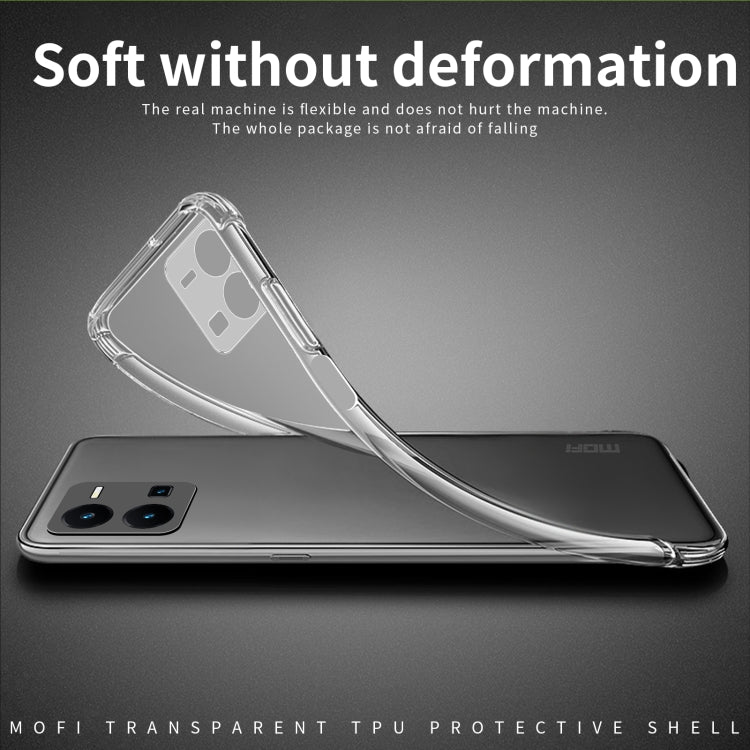For vivo Y35 4G MOFI Ming Series Ultra-thin TPU Phone Case(Transparent) - vivo Cases by MOFI | Online Shopping South Africa | PMC TechLife