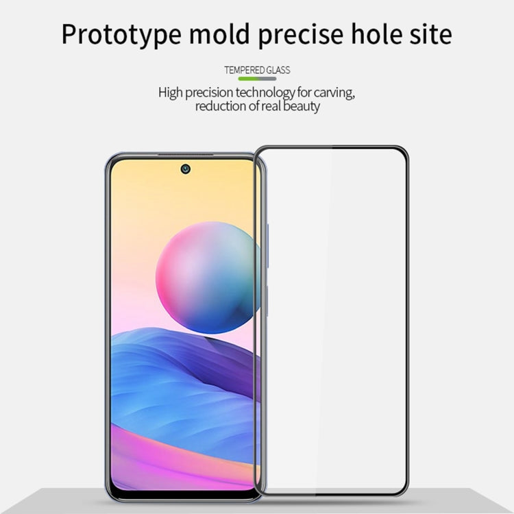 For Xiaomi Redmi Note 12 China MOFI 9H 3D Explosion-proof Curved Screen Tempered Glass Film(Black) - Note 12 Tempered Glass by MOFI | Online Shopping South Africa | PMC TechLife