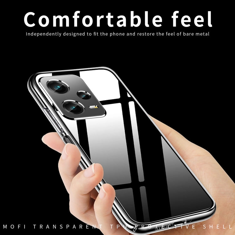 For XiaomiRedmi Note 12 Pro 5G China MOFI Ming Series Ultra-thin TPU Phone Case(Transparent) - Note 12 Pro Cases by MOFI | Online Shopping South Africa | PMC TechLife