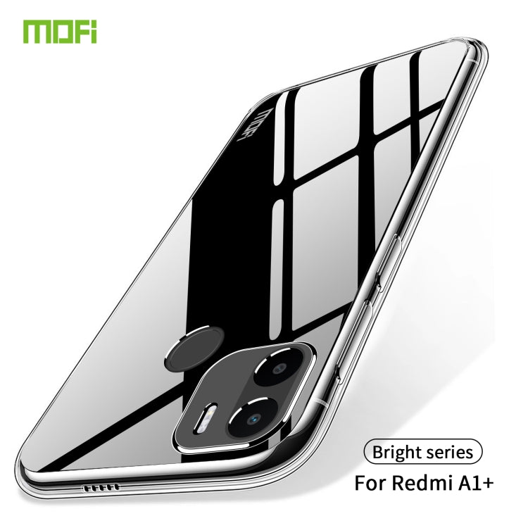 For Xiaomi Redmi A1+ MOFI Ming Series Ultra-thin TPU Phone Case(Transparent) - Xiaomi Cases by MOFI | Online Shopping South Africa | PMC TechLife