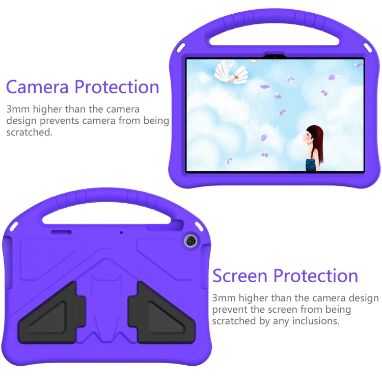 For Lenovo Tab M10 3rd Gen TB328FU / TB328XU 2022 EVA Shockproof Tablet Protective Case with Holder(Purple) - Lenovo by PMC TechLife | Online Shopping South Africa | PMC TechLife | Buy Now Pay Later Mobicred