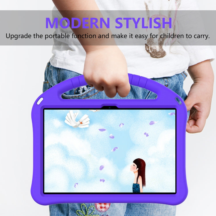 For Lenovo Tab M10 3rd Gen TB328FU / TB328XU 2022 EVA Shockproof Tablet Protective Case with Holder(Purple) - Lenovo by PMC TechLife | Online Shopping South Africa | PMC TechLife | Buy Now Pay Later Mobicred