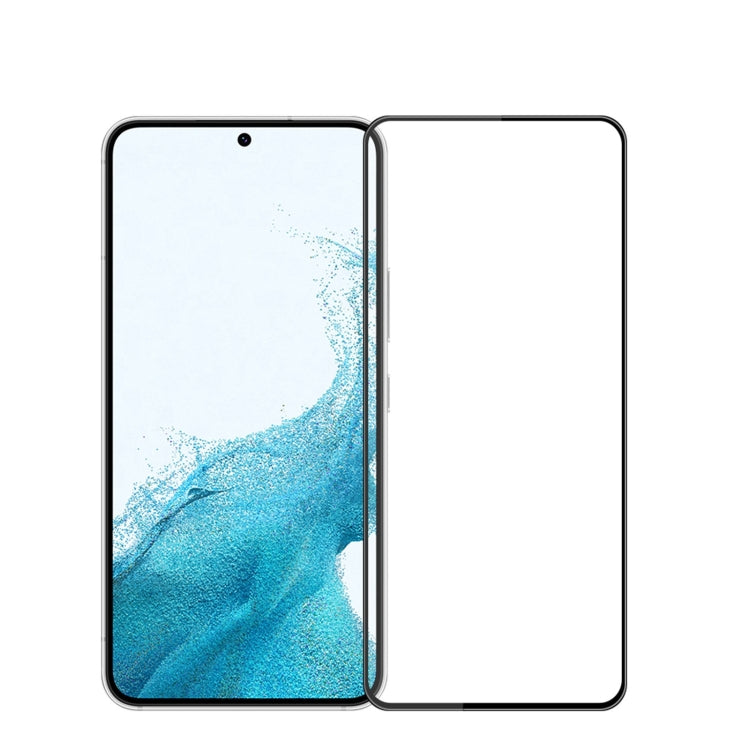 For Samsung Galaxy S23 5G MOFI 9H 3D Curved Explosion-proof Tempered Glass Film(Black) - Galaxy S23+ 5G Tempered Glass by MOFI | Online Shopping South Africa | PMC TechLife | Buy Now Pay Later Mobicred