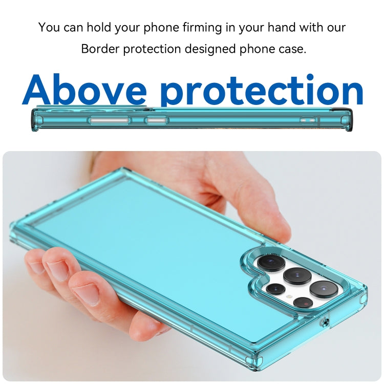 For Samsung Galaxy S23 Ultra 5G Candy Series TPU Phone Case(Transparent Blue) - Galaxy S23 Ultra 5G Cases by PMC TechLife | Online Shopping South Africa | PMC TechLife