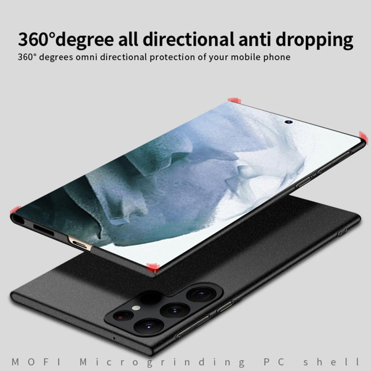 For Samsung Galaxy S23 Ultra 5G MOFI Fandun Series Frosted Ultra-thin PC Hard Phone Case(Gray) - Galaxy S23 Ultra 5G Cases by MOFI | Online Shopping South Africa | PMC TechLife
