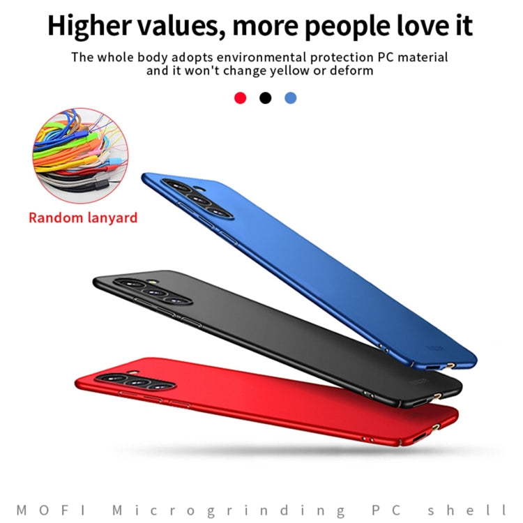 For Samsung Galaxy S23+ 5G MOFI Micro Frosted PC Ultra-thin Hard Case(Red) - Galaxy S23+ 5G Cases by MOFI | Online Shopping South Africa | PMC TechLife | Buy Now Pay Later Mobicred