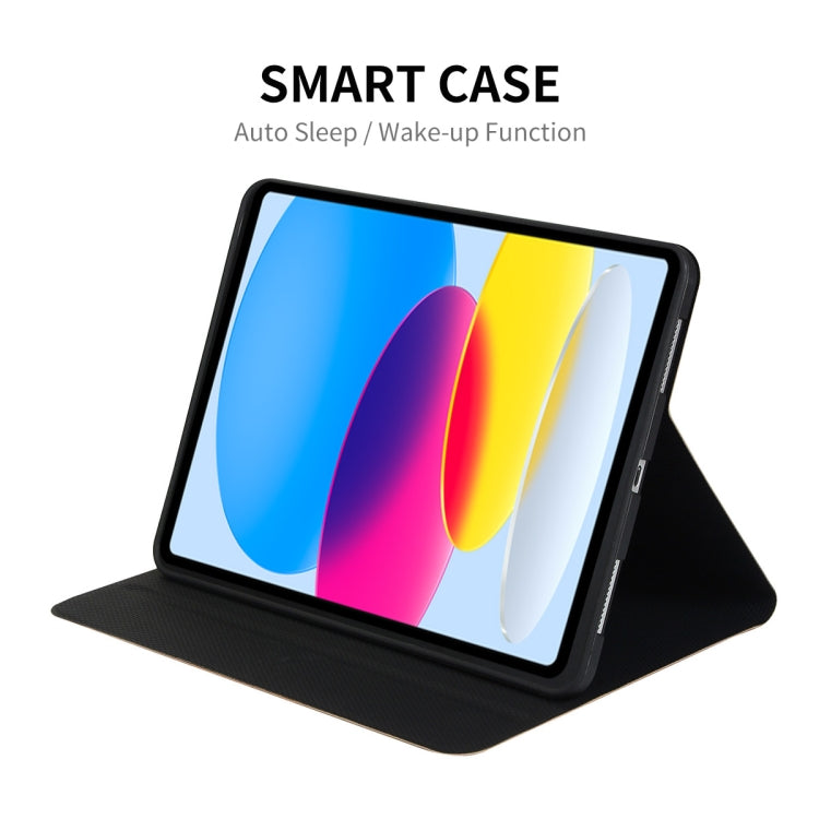 For iPad 2025 / 2022 ENKAY PC Back Cover Smart Leather Tablet Case with Pen Slot & Holder(Cyan) - free shipping - PMc TechLife - Order now!