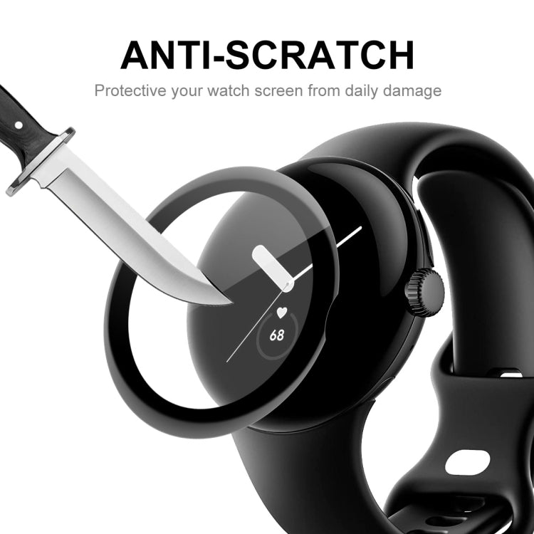 2pcs For Google Pixel Watch ENKAY 3D Full Coverage Soft PC Edge + PMMA HD Screen Protector Film - Google Tempered Glass by ENKAY | Online Shopping South Africa | PMC TechLife | Buy Now Pay Later Mobicred