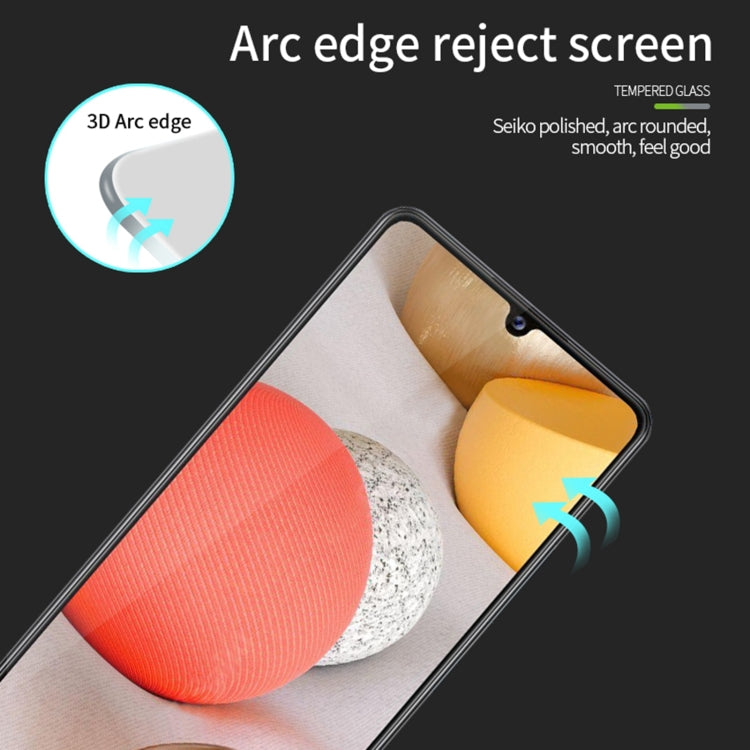 For Samsung Galaxy A14 5G MOFI 9H 3D Explosion-proof Curved Screen Tempered Glass Film(Black) - Galaxy Tempered Glass by MOFI | Online Shopping South Africa | PMC TechLife
