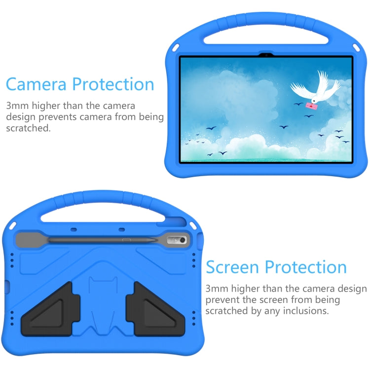 For Lenovo Tab P11 Pro 11.2 2023 TB-132FU / TB-138FC / P11 Pro11.5 2022 TB-J706F 2021 / TB-J716 2022 EVA Shockproof Tablet Case with Holder(Blue) - Lenovo by PMC TechLife | Online Shopping South Africa | PMC TechLife | Buy Now Pay Later Mobicred