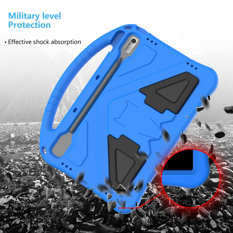 For Lenovo Tab P11 Pro 11.2 2023 TB-132FU / TB-138FC / P11 Pro11.5 2022 TB-J706F 2021 / TB-J716 2022 EVA Shockproof Tablet Case with Holder(Blue) - Lenovo by PMC TechLife | Online Shopping South Africa | PMC TechLife | Buy Now Pay Later Mobicred