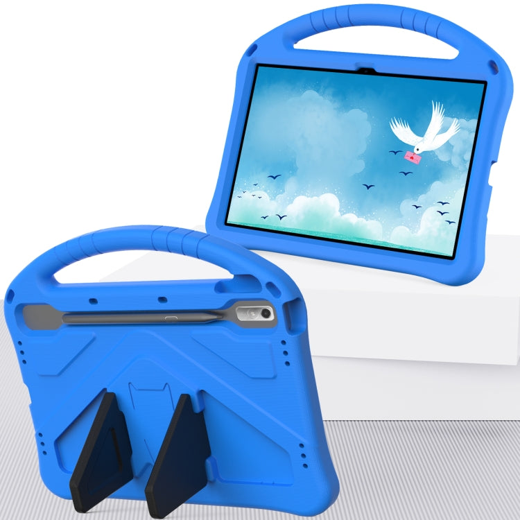 For Lenovo Tab P11 Pro 11.2 2023 TB-132FU / TB-138FC / P11 Pro11.5 2022 TB-J706F 2021 / TB-J716 2022 EVA Shockproof Tablet Case with Holder(Blue) - Lenovo by PMC TechLife | Online Shopping South Africa | PMC TechLife | Buy Now Pay Later Mobicred