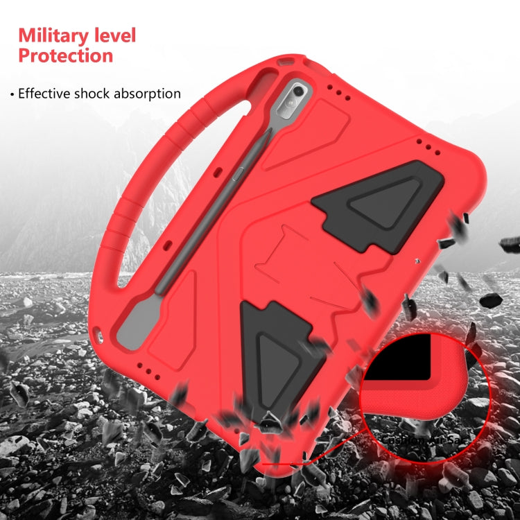 For Lenovo Tab P11 Pro 11.2 2023 TB-132FU / TB-138FC / P11 Pro11.5 2022 TB-J706F 2021 / TB-J716 2022 EVA Shockproof Tablet Case with Holder(Red) - Lenovo by PMC TechLife | Online Shopping South Africa | PMC TechLife | Buy Now Pay Later Mobicred