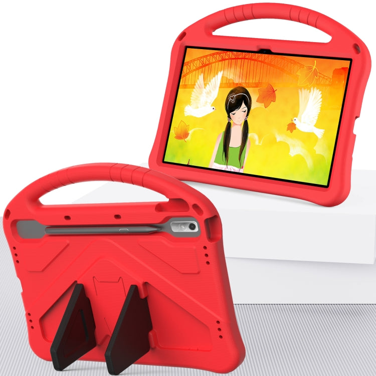 For Lenovo Tab P11 Pro 11.2 2023 TB-132FU / TB-138FC / P11 Pro11.5 2022 TB-J706F 2021 / TB-J716 2022 EVA Shockproof Tablet Case with Holder(Red) - Lenovo by PMC TechLife | Online Shopping South Africa | PMC TechLife | Buy Now Pay Later Mobicred