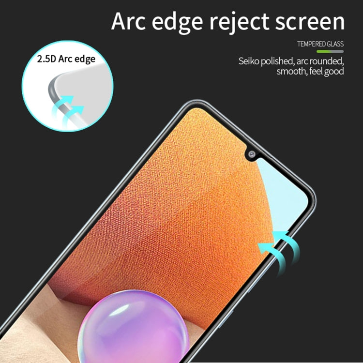 For Samsung Galaxy A14 5G MOFI 9H 2.5D Full Screen Tempered Glass Film(Black) - Galaxy Tempered Glass by MOFI | Online Shopping South Africa | PMC TechLife | Buy Now Pay Later Mobicred