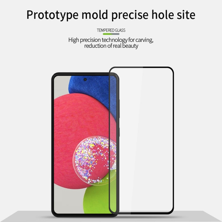 For Samsung Galaxy A54 5G MOFI 9H 2.5D Full Screen Tempered Glass Film(Black) - Galaxy Tempered Glass by MOFI | Online Shopping South Africa | PMC TechLife | Buy Now Pay Later Mobicred