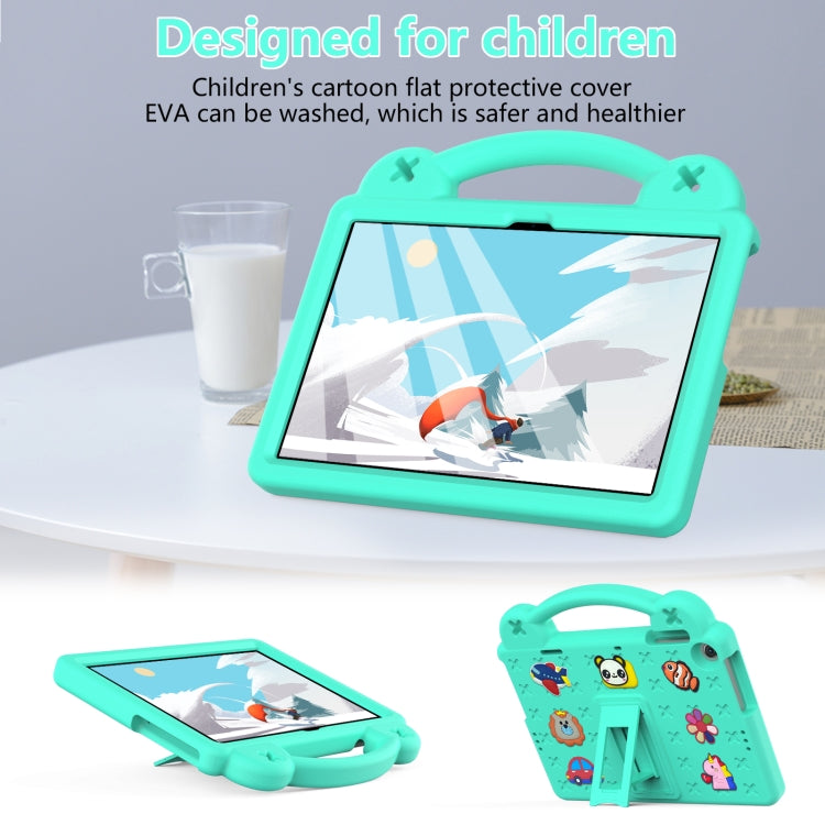 For Huawei MatePad T10S 10.1 / T10 9.7 / Honor Pad X8 10.1 Handle Kickstand Children EVA Shockproof Tablet Case(Mint Green) - Honor by PMC TechLife | Online Shopping South Africa | PMC TechLife