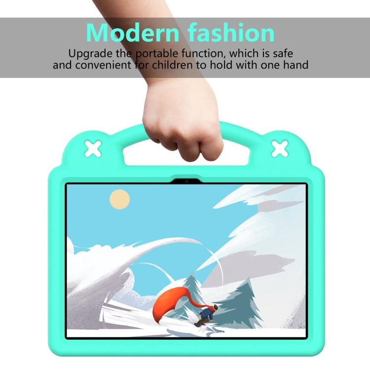 For Huawei MatePad T10S 10.1 / T10 9.7 / Honor Pad X8 10.1 Handle Kickstand Children EVA Shockproof Tablet Case(Mint Green) - Honor by PMC TechLife | Online Shopping South Africa | PMC TechLife