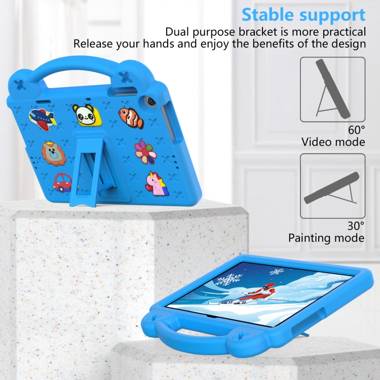 For Huawei MatePad T10S 10.1 / T10 9.7 / Honor Pad X8 10.1 Handle Kickstand Children EVA Shockproof Tablet Case(Sky Blue) - Honor by PMC TechLife | Online Shopping South Africa | PMC TechLife | Buy Now Pay Later Mobicred