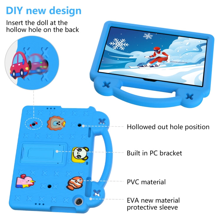 For Huawei MatePad T10S 10.1 / T10 9.7 / Honor Pad X8 10.1 Handle Kickstand Children EVA Shockproof Tablet Case(Sky Blue) - Honor by PMC TechLife | Online Shopping South Africa | PMC TechLife | Buy Now Pay Later Mobicred
