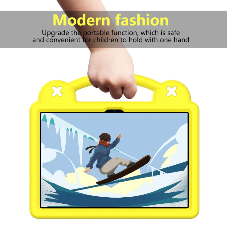 For Huawei MatePad T10S 10.1 / T10 9.7 / Honor Pad X8 10.1 Handle Kickstand Children EVA Shockproof Tablet Case(Yellow) - Honor by PMC TechLife | Online Shopping South Africa | PMC TechLife | Buy Now Pay Later Mobicred