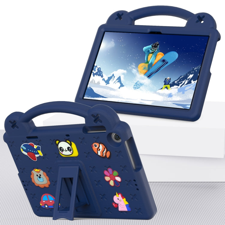 For Huawei MatePad T10S 10.1 / T10 9.7 / Honor Pad X8 10.1 Handle Kickstand Children EVA Shockproof Tablet Case(Navy Blue) - Honor by PMC TechLife | Online Shopping South Africa | PMC TechLife | Buy Now Pay Later Mobicred