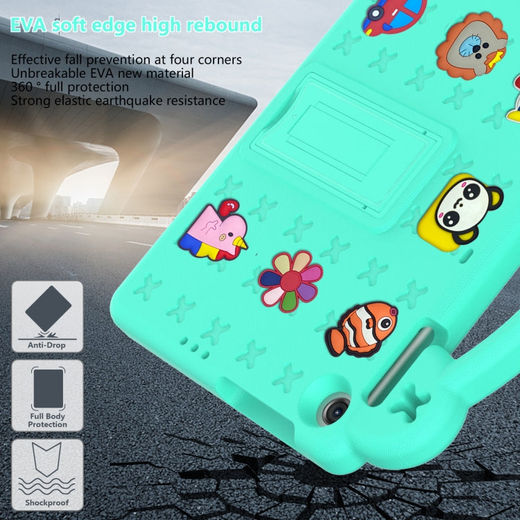 For Huawei Enjoy Tablet 2 10.1 Handle Kickstand Children EVA Shockproof Tablet Case(Mint Green) - Huawei by PMC TechLife | Online Shopping South Africa | PMC TechLife | Buy Now Pay Later Mobicred