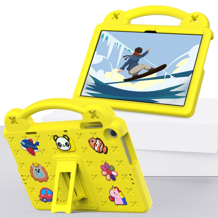 For Huawei Enjoy Tablet 2 10.1 Handle Kickstand Children EVA Shockproof Tablet Case(Yellow) - Huawei by PMC TechLife | Online Shopping South Africa | PMC TechLife | Buy Now Pay Later Mobicred