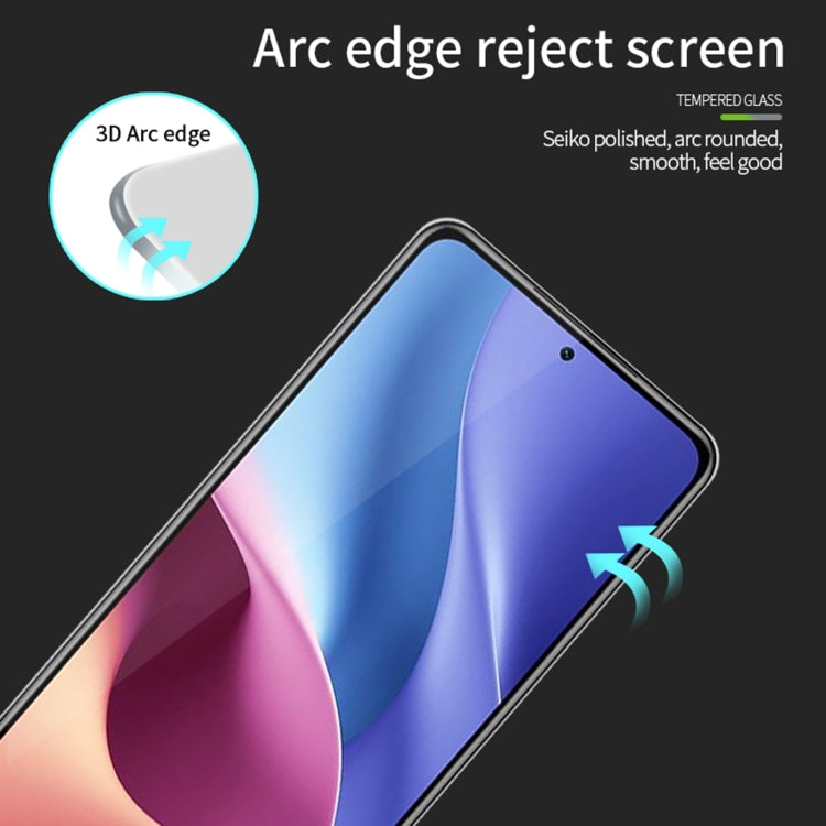 For Xiaomi Redmi K60 / K60 Pro MOFI 9H 3D Explosion-proof Curved Screen Tempered Glass Film(Black) -  by MOFI | Online Shopping South Africa | PMC TechLife