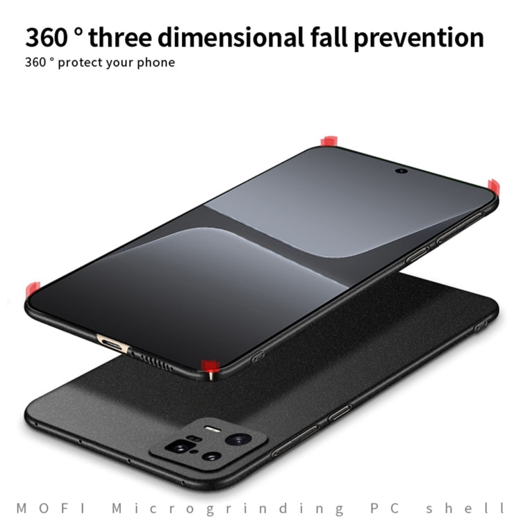 For Xiaomi 13 Pro MOFI Fandun Series Frosted Ultra-thin PC Hard Phone Case(Black) - Xiaomi Cases by MOFI | Online Shopping South Africa | PMC TechLife | Buy Now Pay Later Mobicred