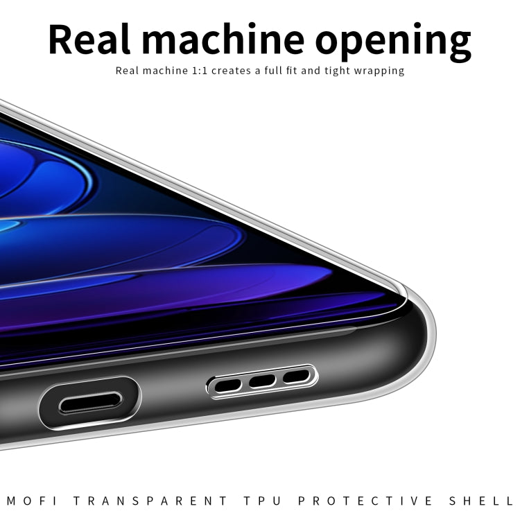 For Xiaomi Redmi Note 12 MOFI Ming Series Ultra-thin TPU Phone Case(Transparent) - Note 12 Cases by MOFI | Online Shopping South Africa | PMC TechLife