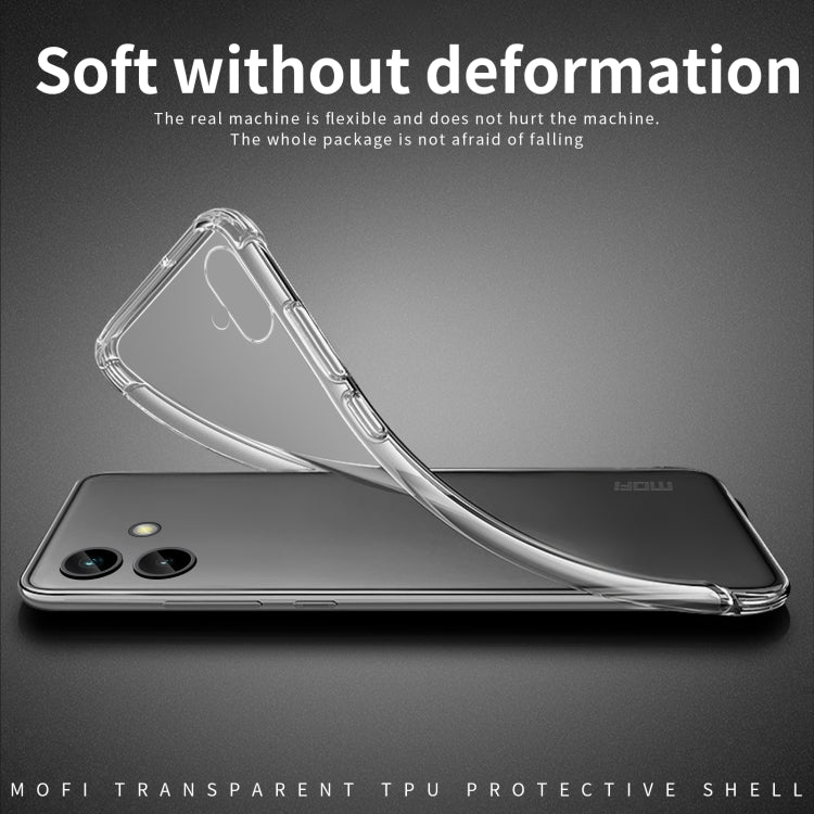 For Samsung Galaxy A04e MOFI Ming Series Ultra-thin TPU Phone Case(Transparent) - Galaxy Phone Cases by MOFI | Online Shopping South Africa | PMC TechLife