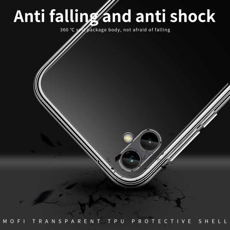 For Samsung Galaxy A04e MOFI Ming Series Ultra-thin TPU Phone Case(Transparent) - Galaxy Phone Cases by MOFI | Online Shopping South Africa | PMC TechLife