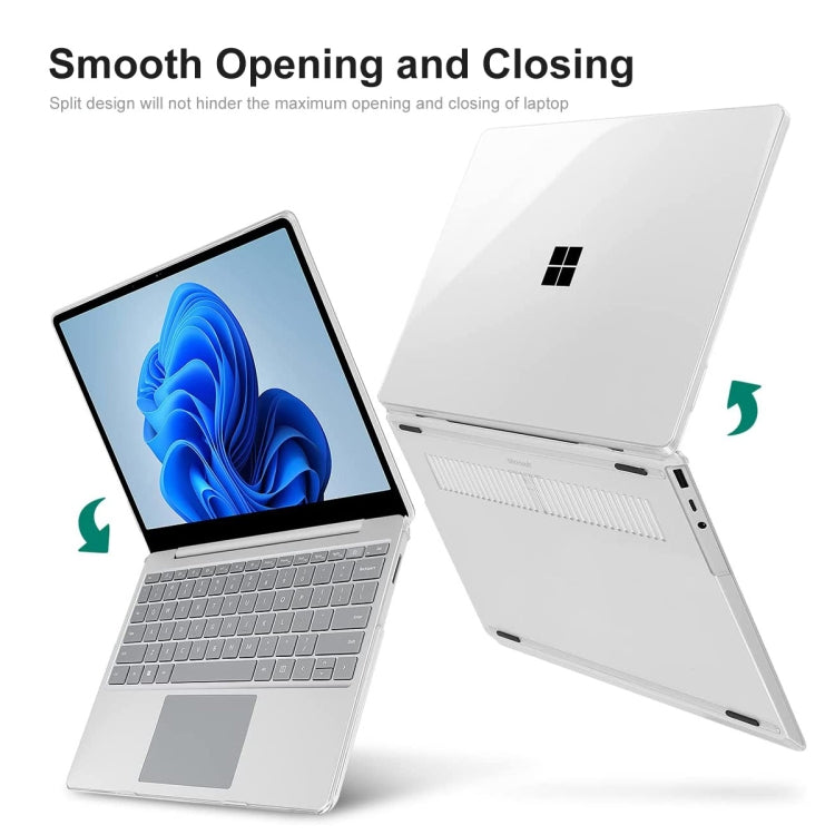 For Microsoft Surface Laptop Go 1/2 12.4 1943/2013 ENKAY Hat-Prince Shockproof Crystal Hard Case(Black) - free shipping - PMC Jewellery - Order now!