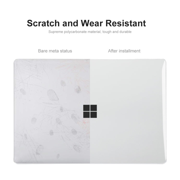For Microsoft Surface Laptop 3/4/5 13.5 Steel 1868/1951 ENKAY Hat-Prince Shockproof Crystal Hard Case(Transparent) - free shipping - PMC Jewellery - Order now!