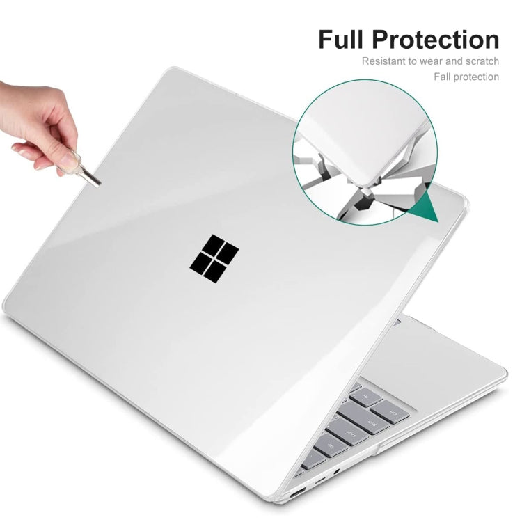 For Microsoft Surface Laptop 3/4/5 13.5 Steel 1868/1951 ENKAY Hat-Prince Shockproof Crystal Hard Case(Transparent) - free shipping - PMC Jewellery - Order now!