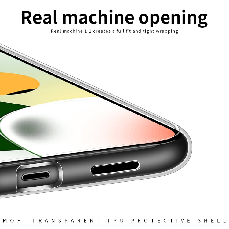 For Xiaomi Redmi Note 12 Pro Speed  MOFI Ming Series Ultra-thin TPU Phone Case(Transparent) - Xiaomi Cases by MOFI | Online Shopping South Africa | PMC TechLife