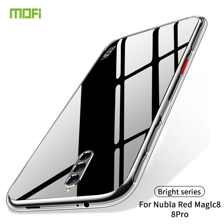 For ZTE Nubia Red Magic 8 / 8 Pro MOFI Ming Series Ultra-thin TPU Phone Case(Transparent) - ZTE Cases by MOFI | Online Shopping South Africa | PMC TechLife | Buy Now Pay Later Mobicred