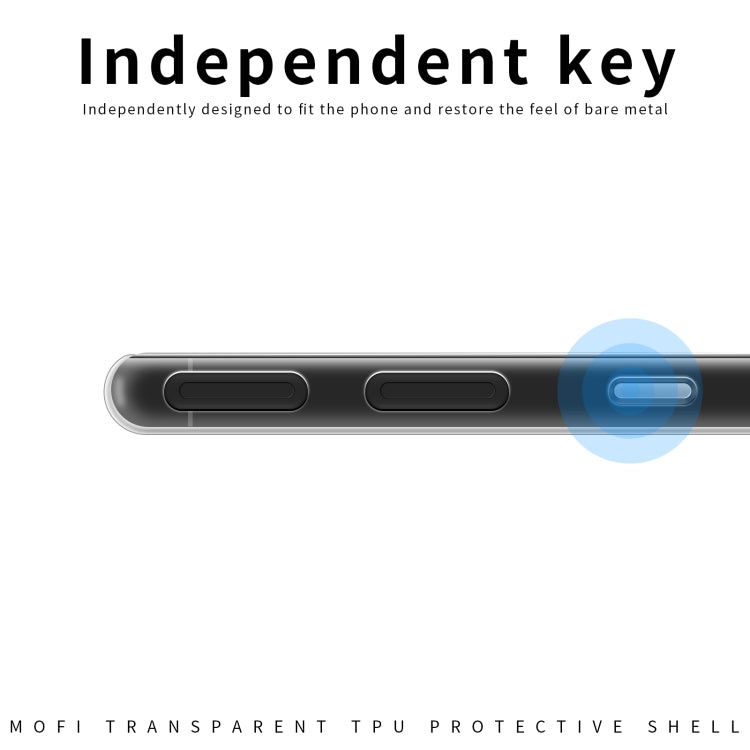 For ZTE Nubia Red Magic 8 / 8 Pro MOFI Ming Series Ultra-thin TPU Phone Case(Transparent) - ZTE Cases by MOFI | Online Shopping South Africa | PMC TechLife | Buy Now Pay Later Mobicred