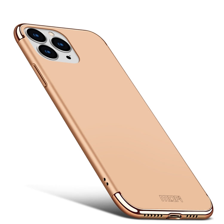 For iPhone 14 Pro MOFI Yatun Series 3 in 1 Stitching PC Phone Case(Gold) - iPhone 14 Pro Cases by MOFI | Online Shopping South Africa | PMC TechLife