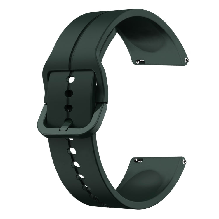 For Samsung Galaxy Watch 6 40mm 20mm Loop Silicone Watch Band(Amber Yellow) - Watch Bands by PMC TechLife | Online Shopping South Africa | PMC TechLife