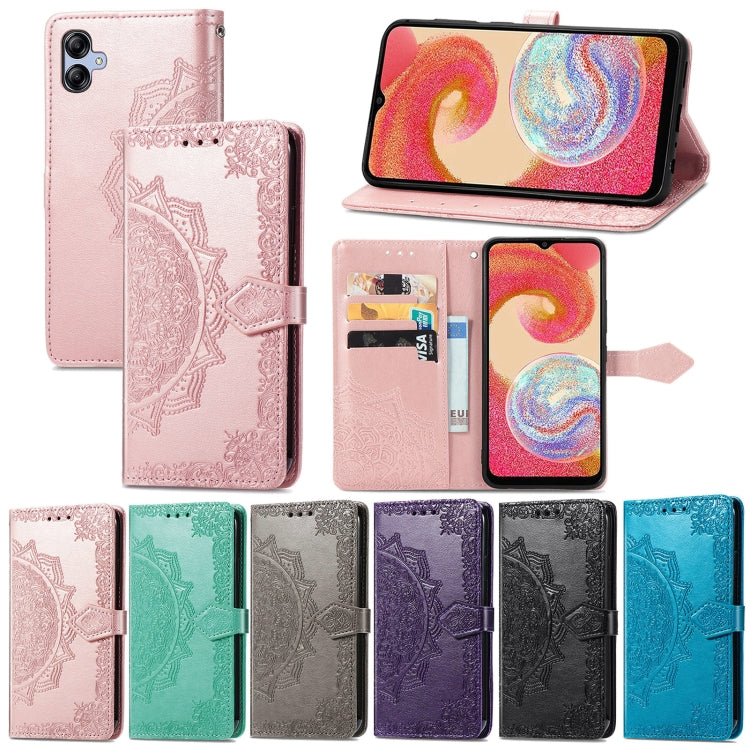 For Samsung Galaxy A04e Mandala Flower Embossed Leather Phone Case(Green) - free shipping - PMC TechLife - Order now!