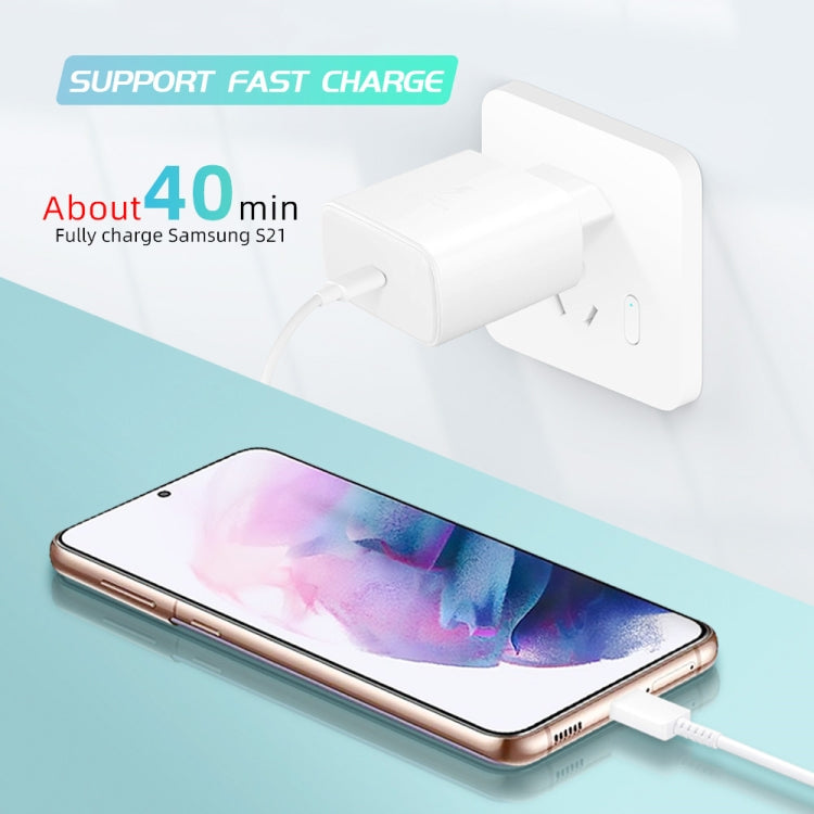 M135 45W USB-C / Type-C Port Fast Charger with 5A Type-C to Type-C Cable, UK Plug(Black) - USB Charger by PMC TechLife | Online Shopping South Africa | PMC TechLife | Buy Now Pay Later Mobicred