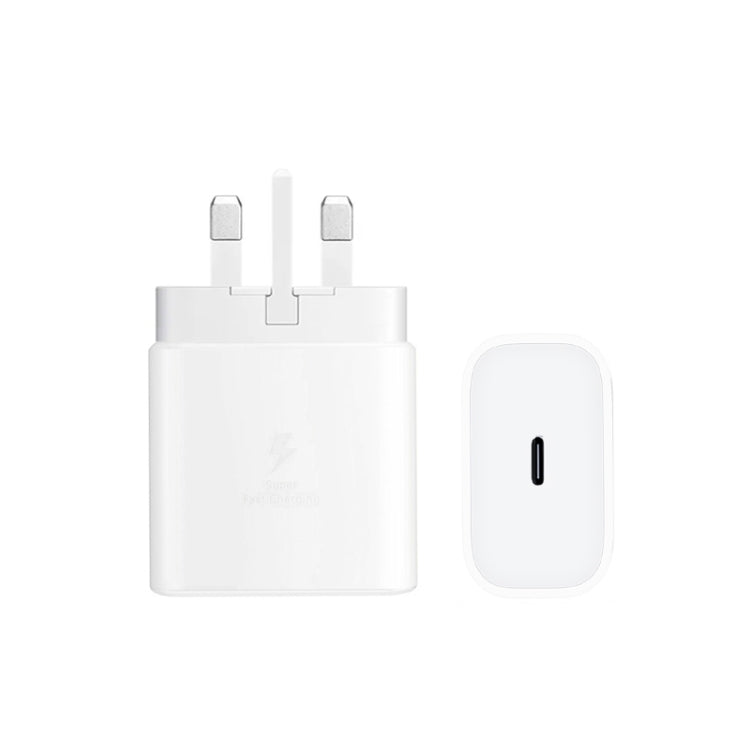 M135 45W USB-C / Type-C Port Fast Charger, UK Plug(White) - USB Charger by PMC TechLife | Online Shopping South Africa | PMC TechLife | Buy Now Pay Later Mobicred