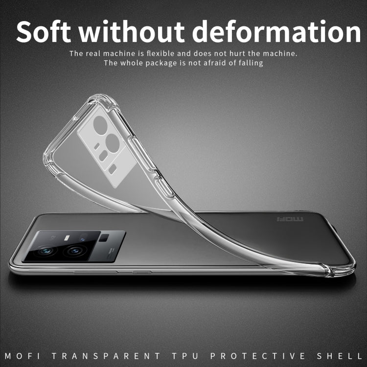 For vivo iQOO 11 Pro MOFI Ming Series Ultra-thin TPU Phone Case(Transparent) - vivo Cases by MOFI | Online Shopping South Africa | PMC TechLife