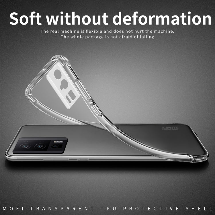 For Xiaomi Redmi K60 / K60 Pro MOFI Ming Series Ultra-thin TPU Phone Case(Transparent) - Xiaomi Cases by MOFI | Online Shopping South Africa | PMC TechLife
