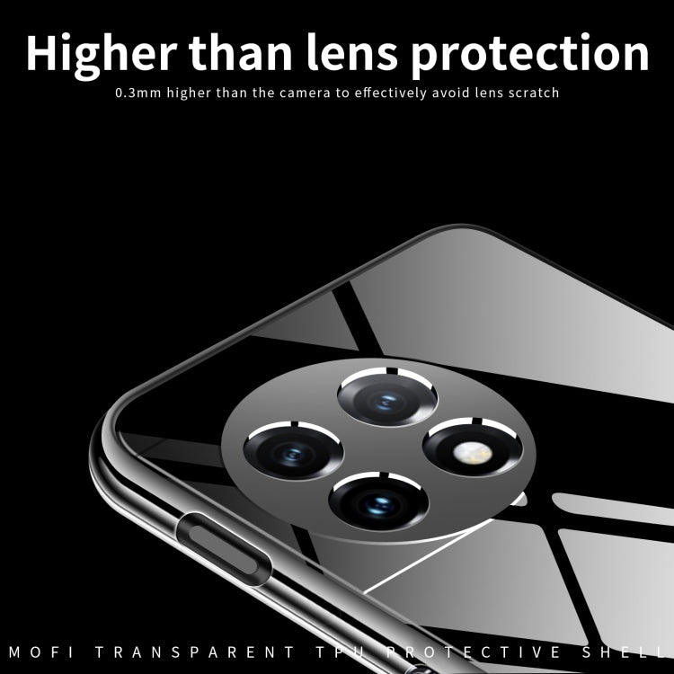 For OnePlus 11R / Ace 2 MOFI Ming Series Ultra-thin TPU Phone Case(Transparent) - OnePlus Cases by MOFI | Online Shopping South Africa | PMC TechLife | Buy Now Pay Later Mobicred
