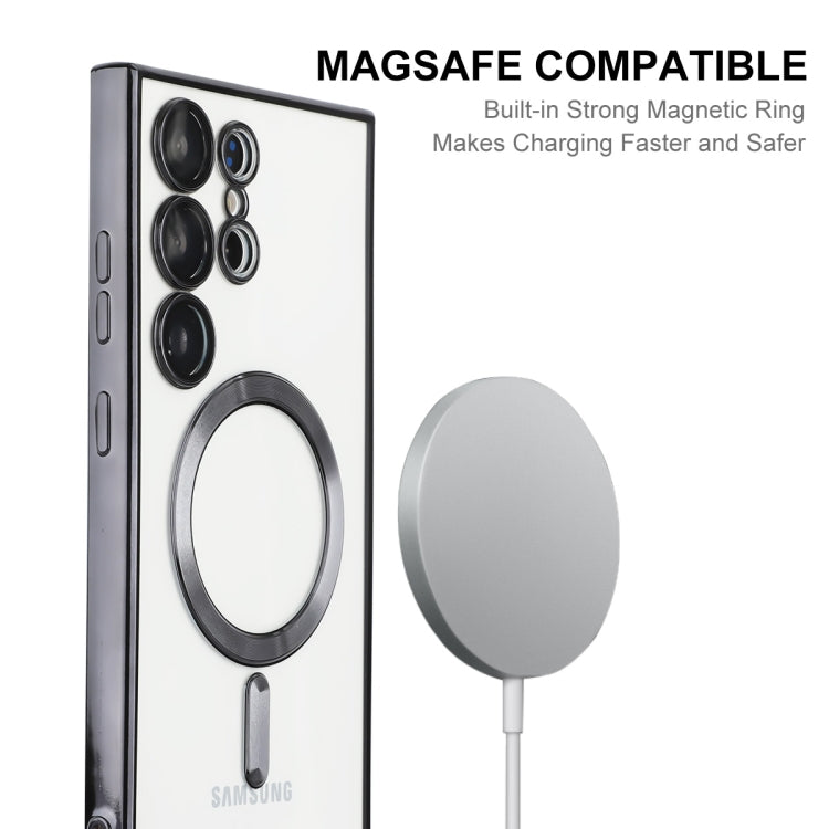 For Samsung Galaxy S22 Ultra 5G ENKAY Electroplated MagSafe Shockproof TPU Phone Case with Lens Film(Gold) - free shipping - PMC TechLife - Order now!